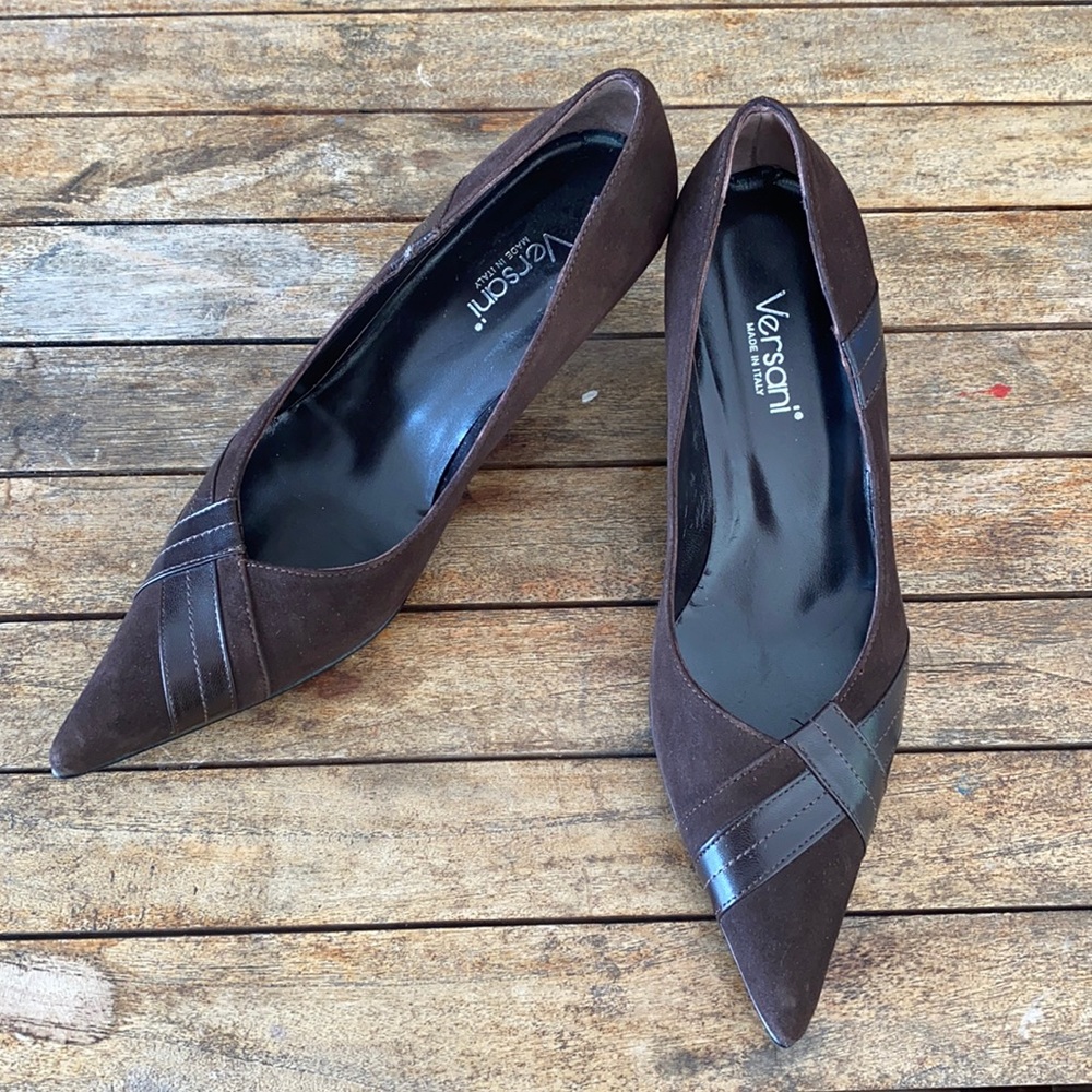 Versani Size 8.5 B Pointy Toe Heels